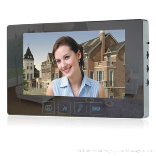 7-inch Mirror Design Color Video Doorphone, Rainproof and Anti-riot Outdoor Unit